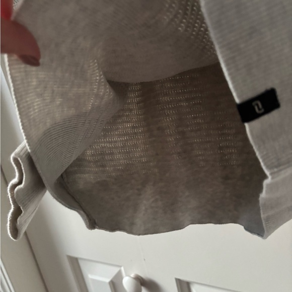 Mango Men's Light Gray Crewneck Textured Sweater - Picture 8 of 11